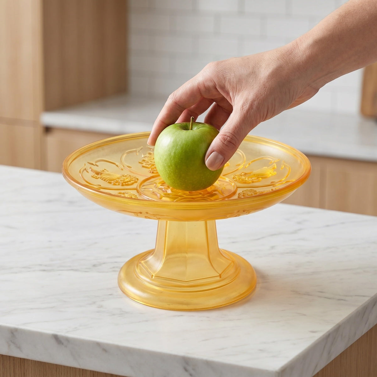 Buddhist Fruit Plate (18.00X18.00X9.00CM)