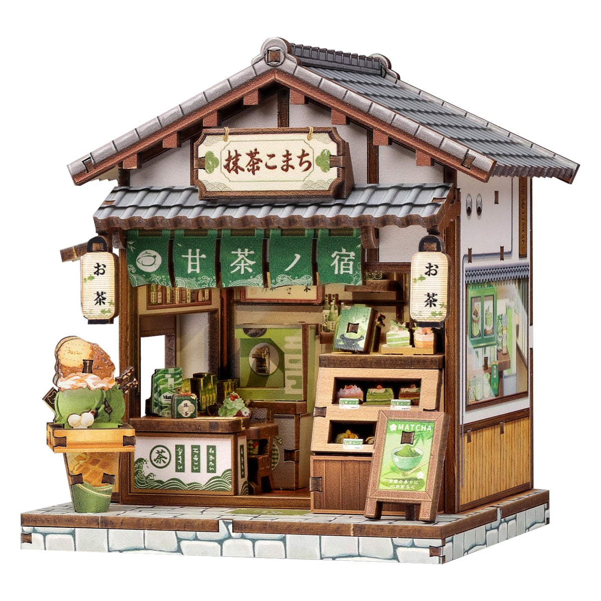 DIY Miniature House Kit (Kyoto Matcha Cottage)