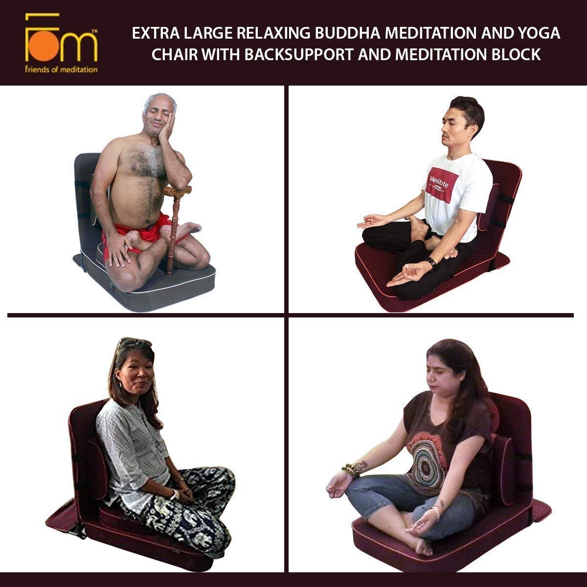 Extra Large Meditation Chair (Black)