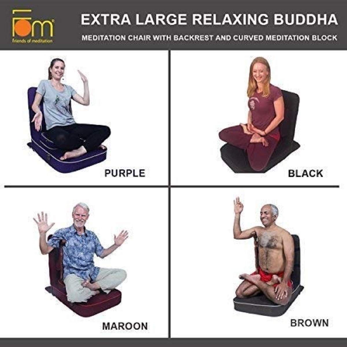 Extra Large Meditation Chair (Black)