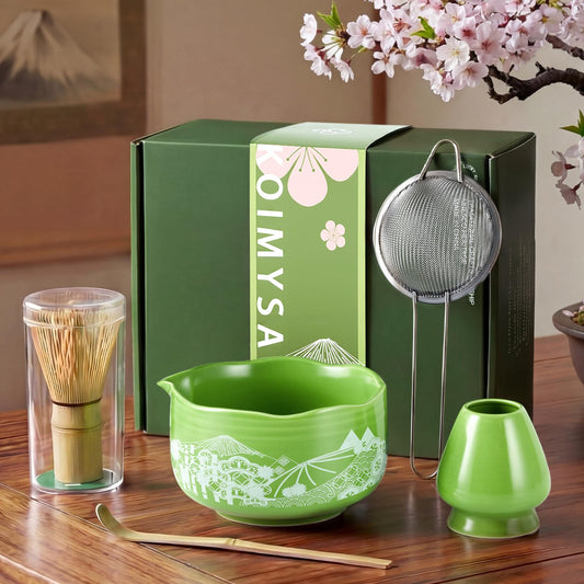 Matcha Whisk Kit (Japanese Style-Green)