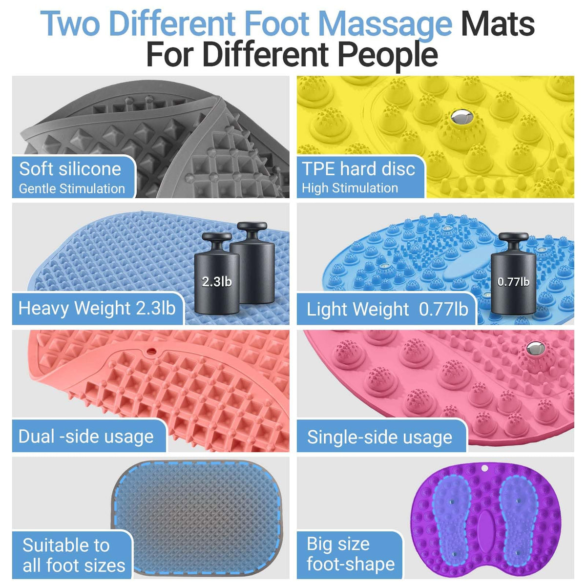 Foot Massage Mat (Pink)