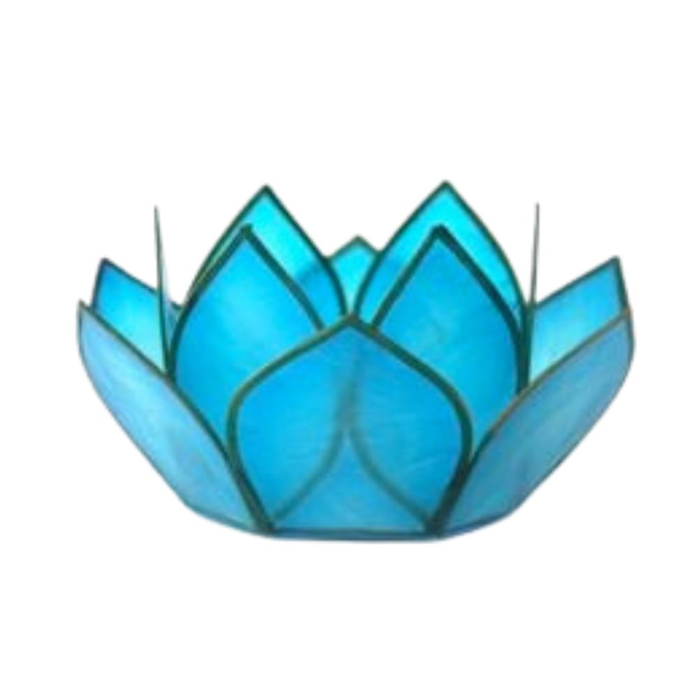 Mini Paradise Lotus Tealight Holder (Cool Water / Mini)