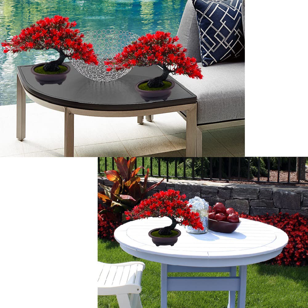 Artificial Plants & Greenery Fake Plants Plastic Artificial Bonsai Tree (B)
