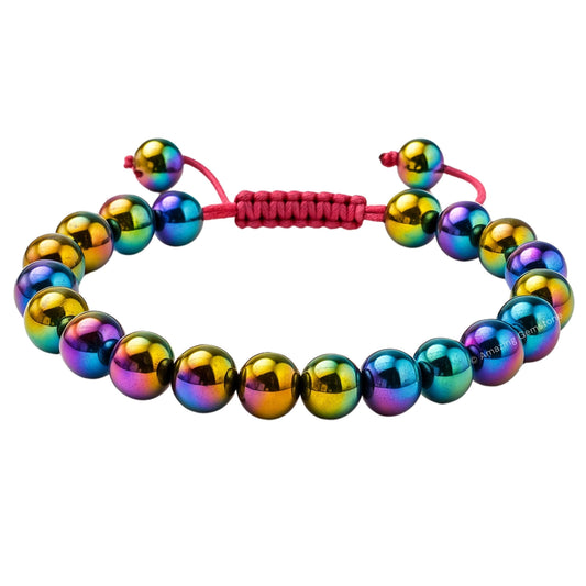 Rainbow Hematite Bracelet (Rainbow Hematite)