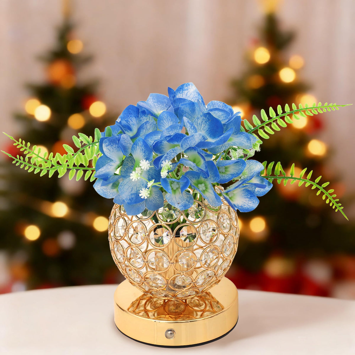 Blue Artificial Hydrangea Flower Lamp (HYDRANGEA AR-B)