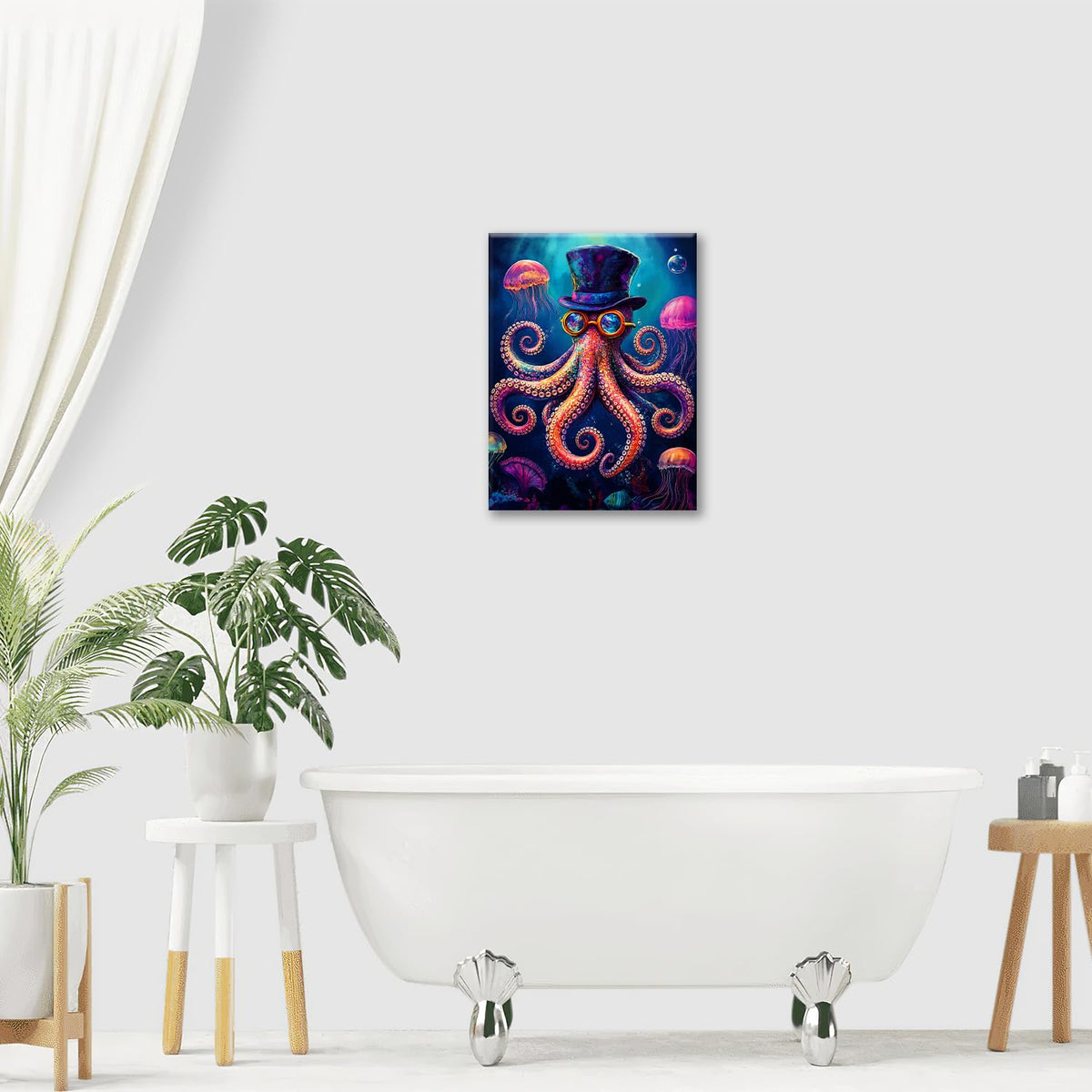 Octopus Wall Art (Octopus 1 / 20L" x 16W")