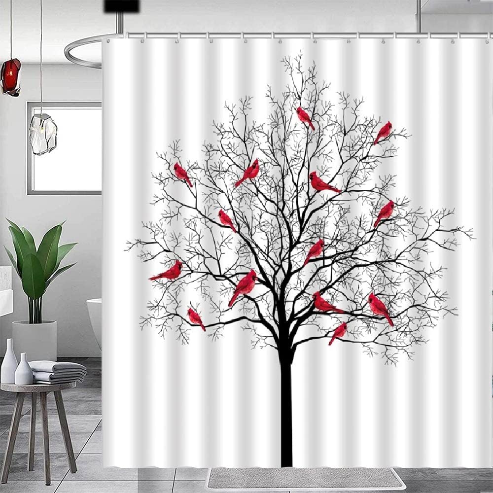 Spa Extra Long Shower Curtain (Black White Green / 70"W x 75"L (Pack of 1))