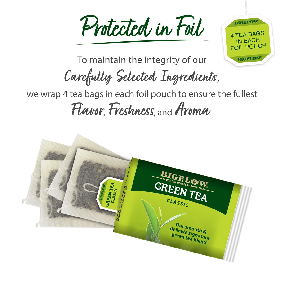 Classic Green Tea Bags (40 Count (Pack of 6))