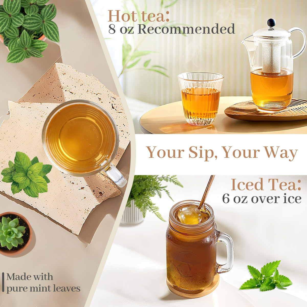 Peppermint Herbal Tea Pods for all Keurig & K