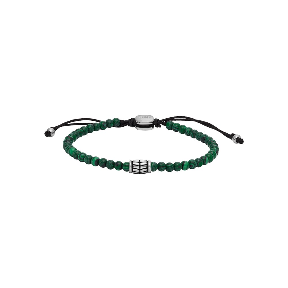 Men's Beaded Bracelet (Malachite/Green)