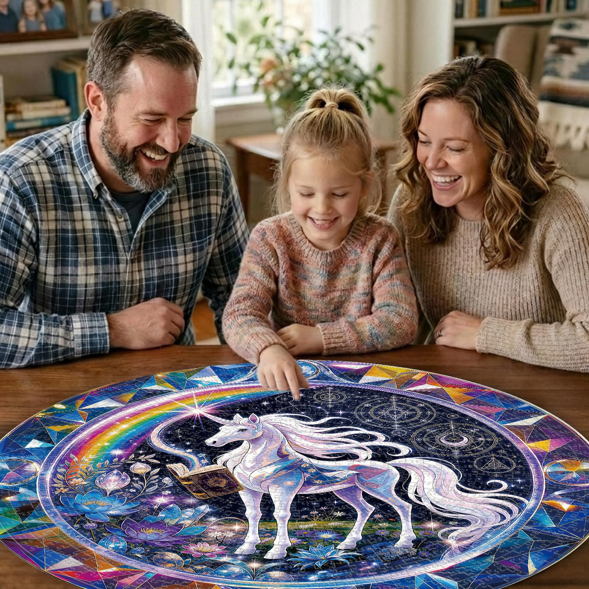 1000 Piece Jigsaw Puzzle for Adults Magical Crystal Unicorn (M-magical Crystal Unicorn)
