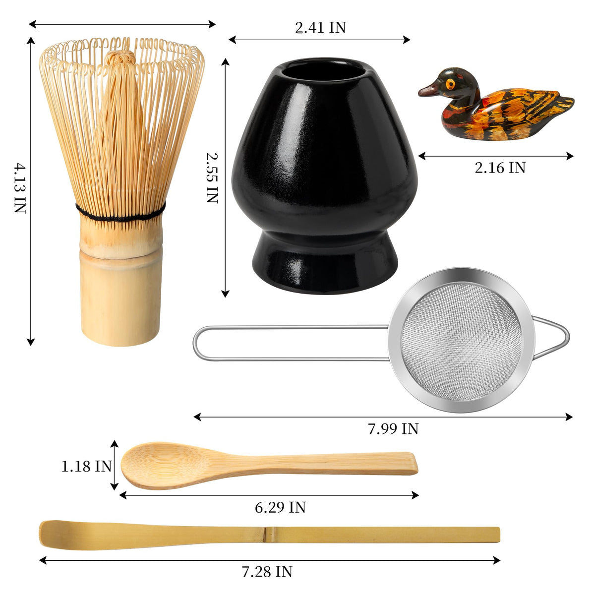 Matcha Whisk Set (Black)