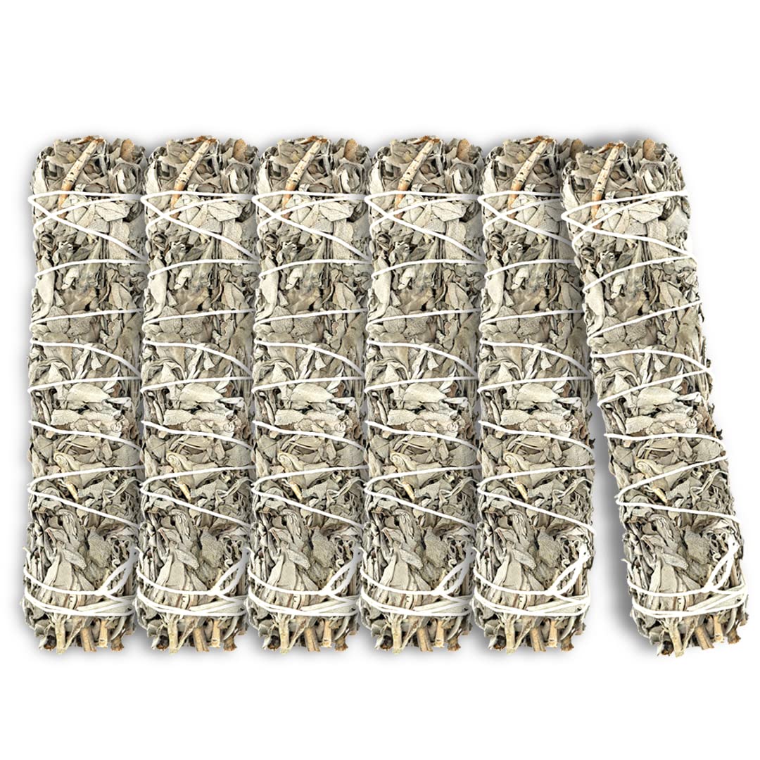 White Sage 9" (9 Inch / 6 PIECES)