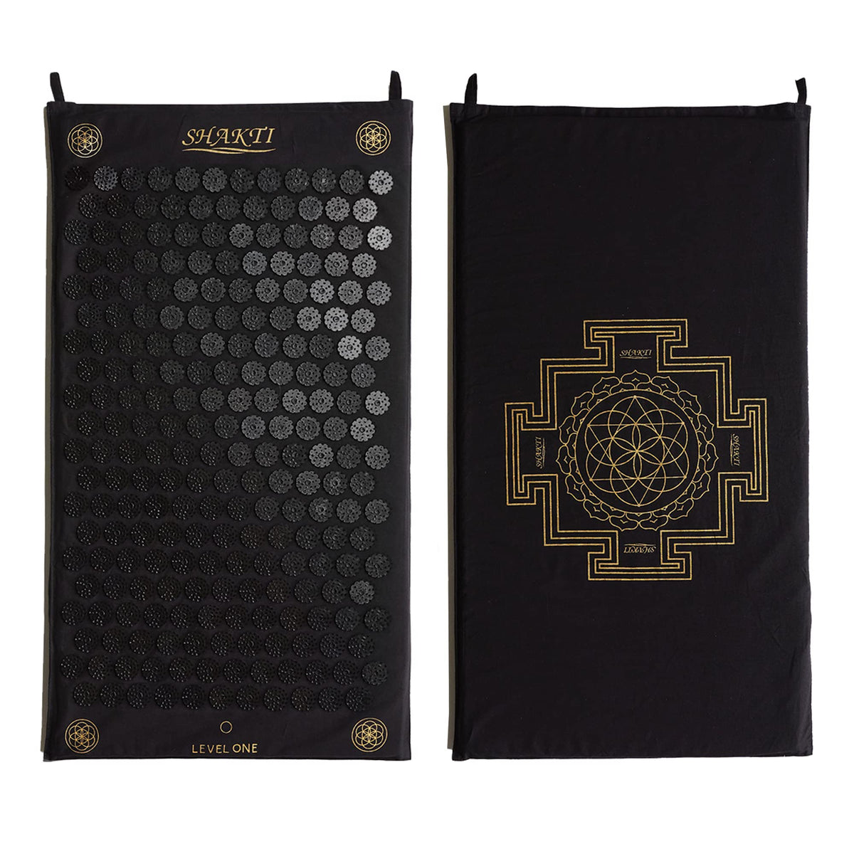Acupressure Mat for Tension Release (Level 1 / Black)