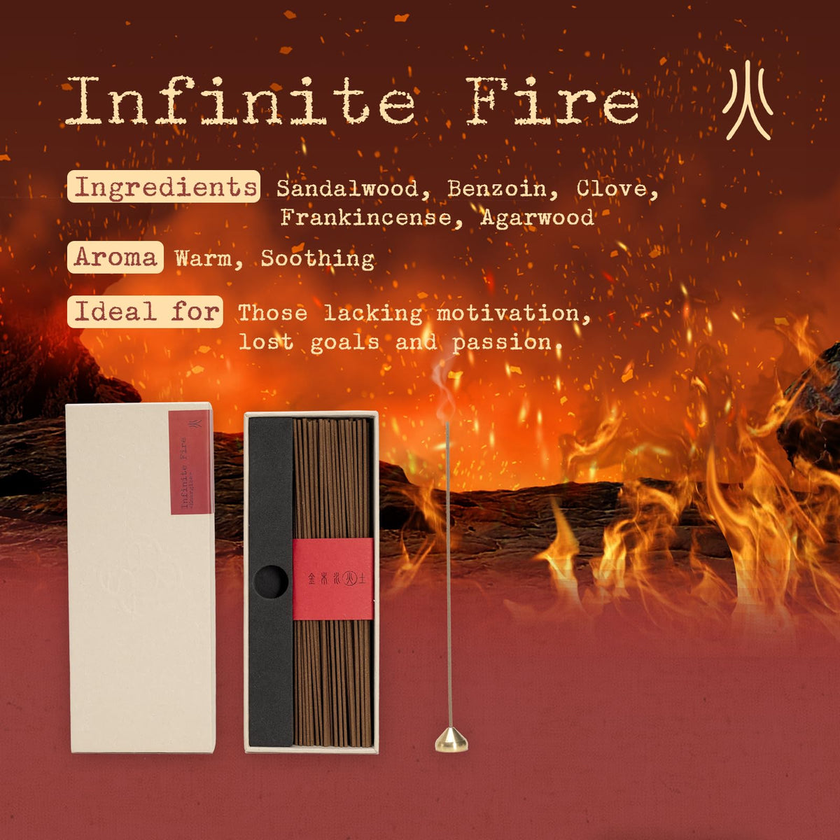 Incense Gift Natural Aromatherapy (Red)