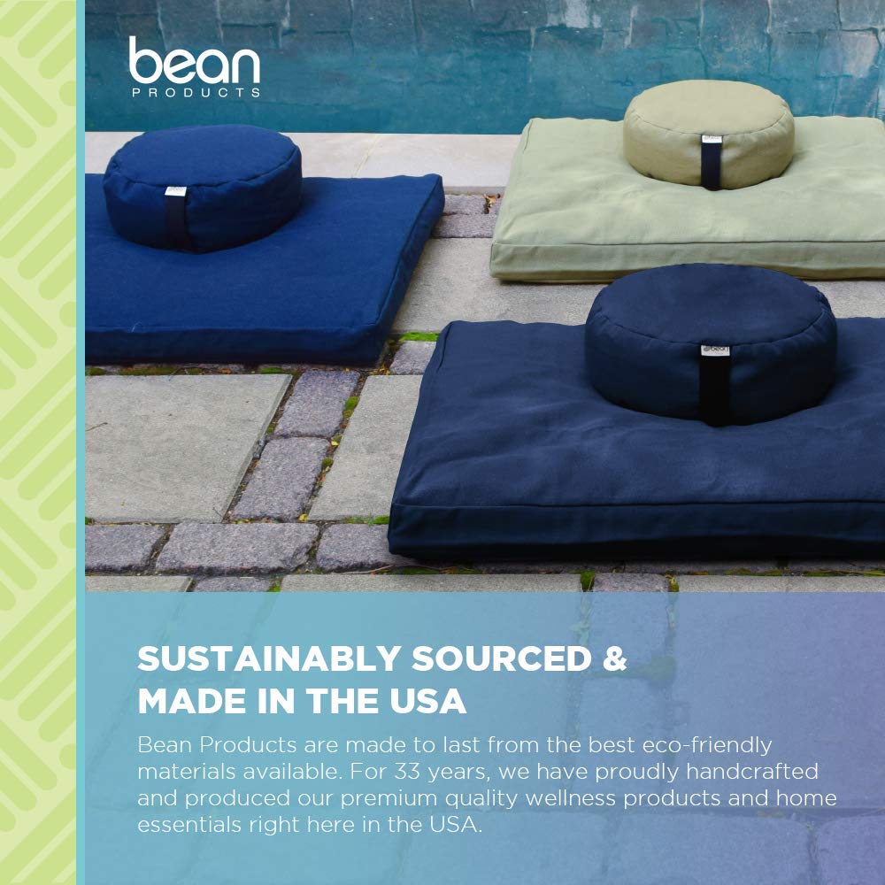 Large Zabuton Meditation Cushion (Burgundy / Premium 32x26x3)