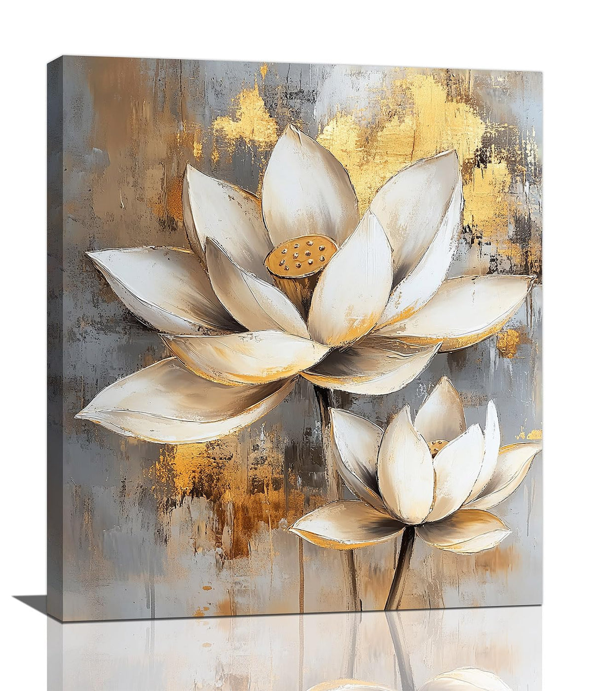 Zen Wall Art Lotus Pictures Wall Decor (24"L x 20"W / Lotus)