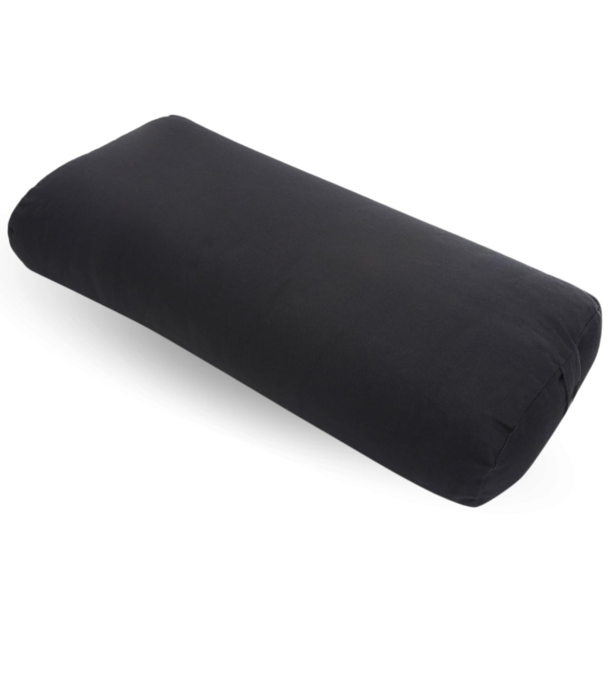 High Impact Cotton Rectangular Yoga Bolster (A. High Impact - Rectangular / Black)