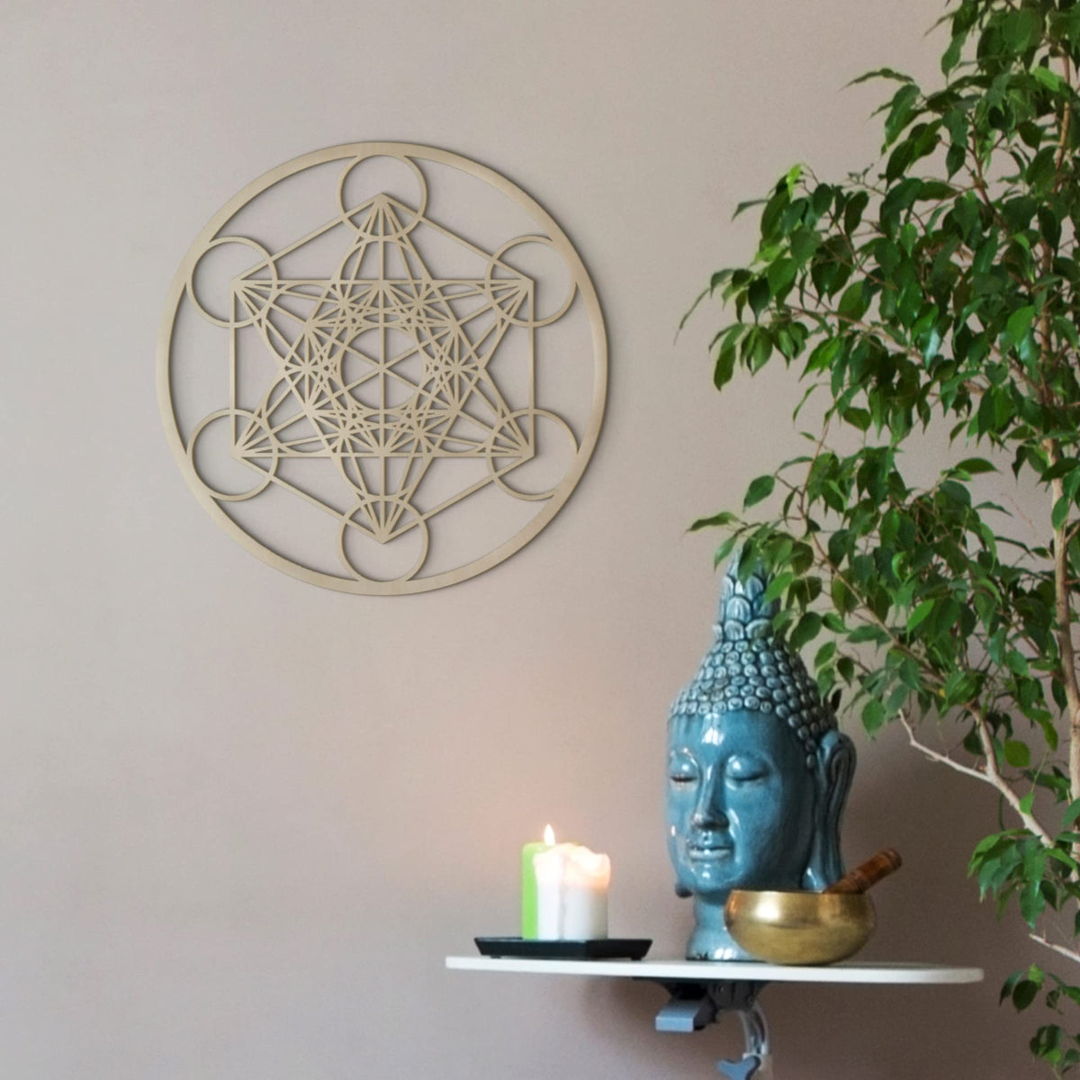 Fourth Level MFG 12" Metatron's Cube (Metatrons Cube)