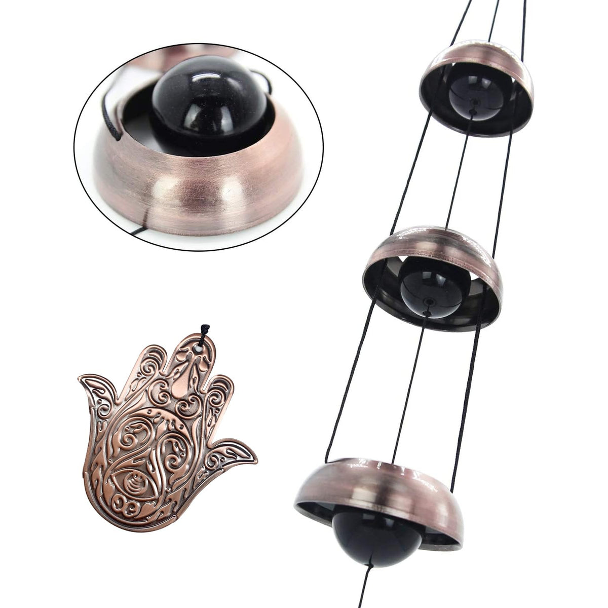Temple Wind Chime (3 Buddha Bell)