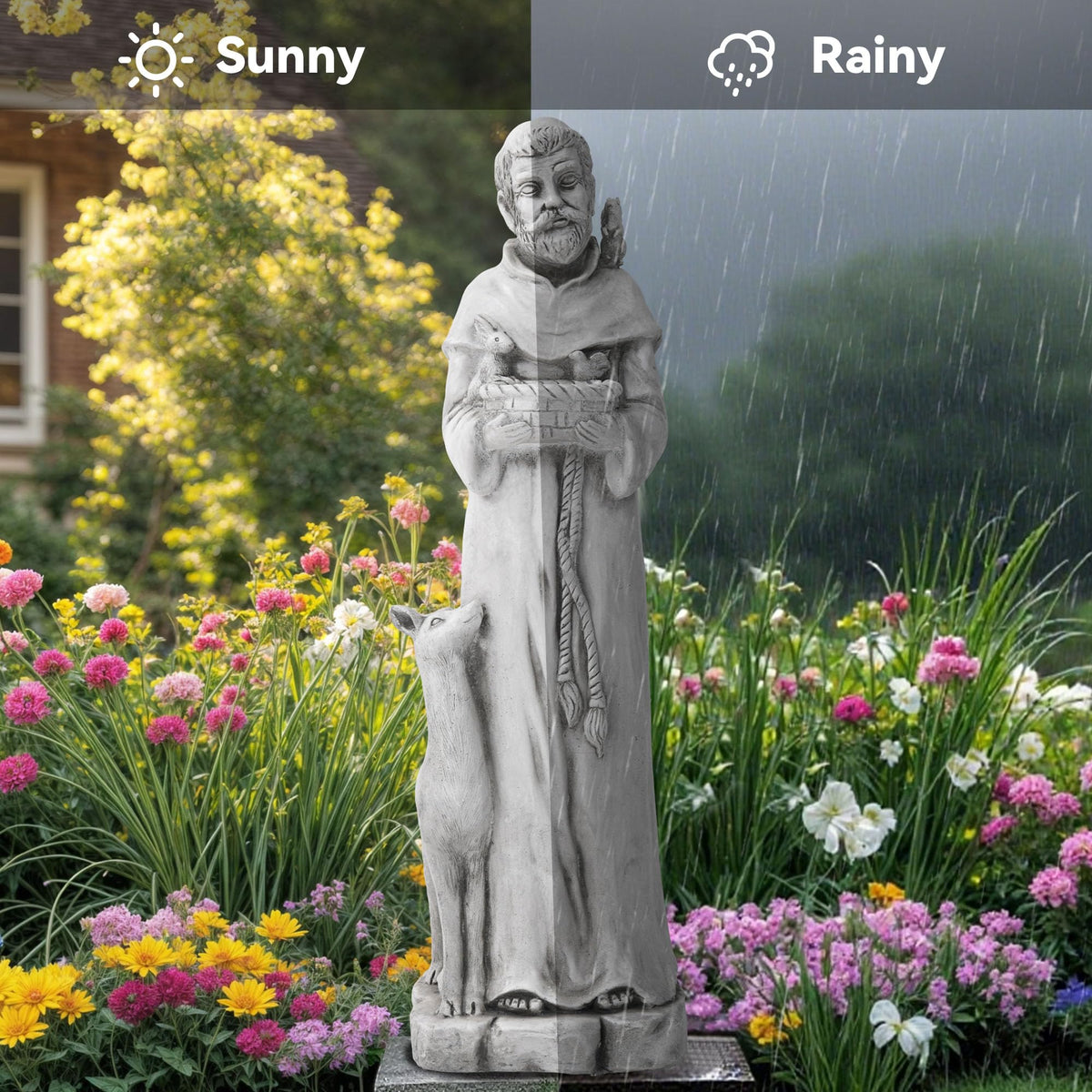 36.2" St Francis Garden Statue (St Francis-36.2")