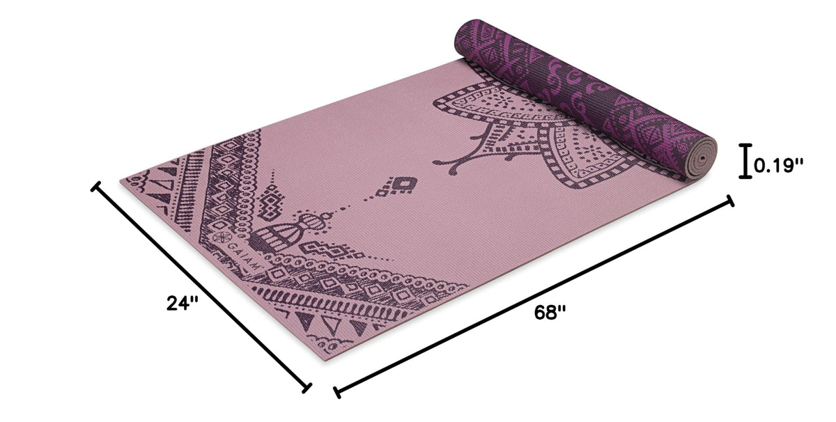 Reversible Yoga Mat (Inner Peace Lotus)