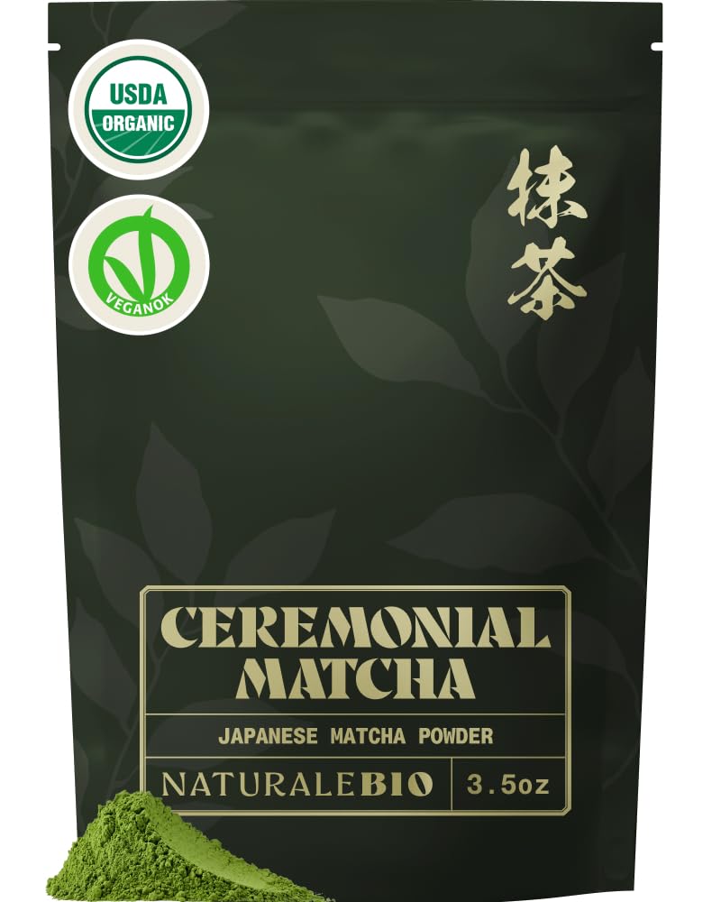 Matcha Green Tea Powder. Ceremonial Grade Matcha Powder Organic