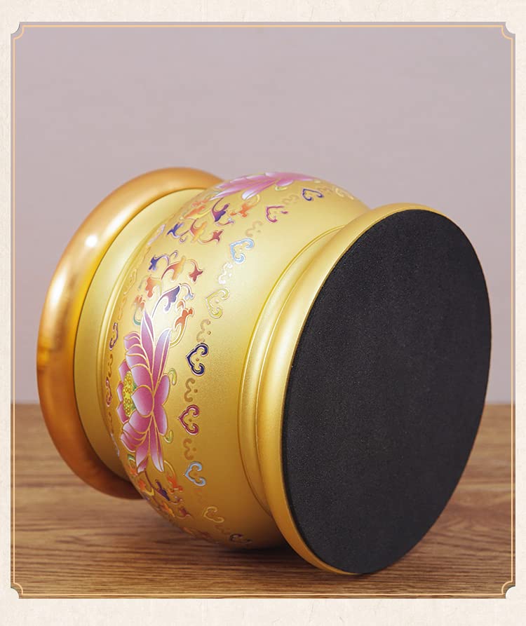 Copper Alloy LED Electric Incense Burner (Pink Gold)