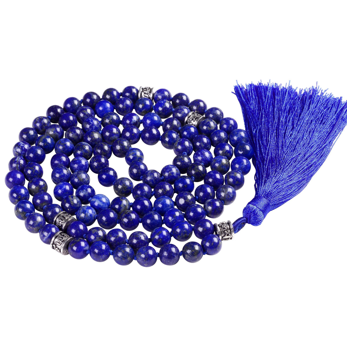 mala beads necklace for women man (lapis lazuli)