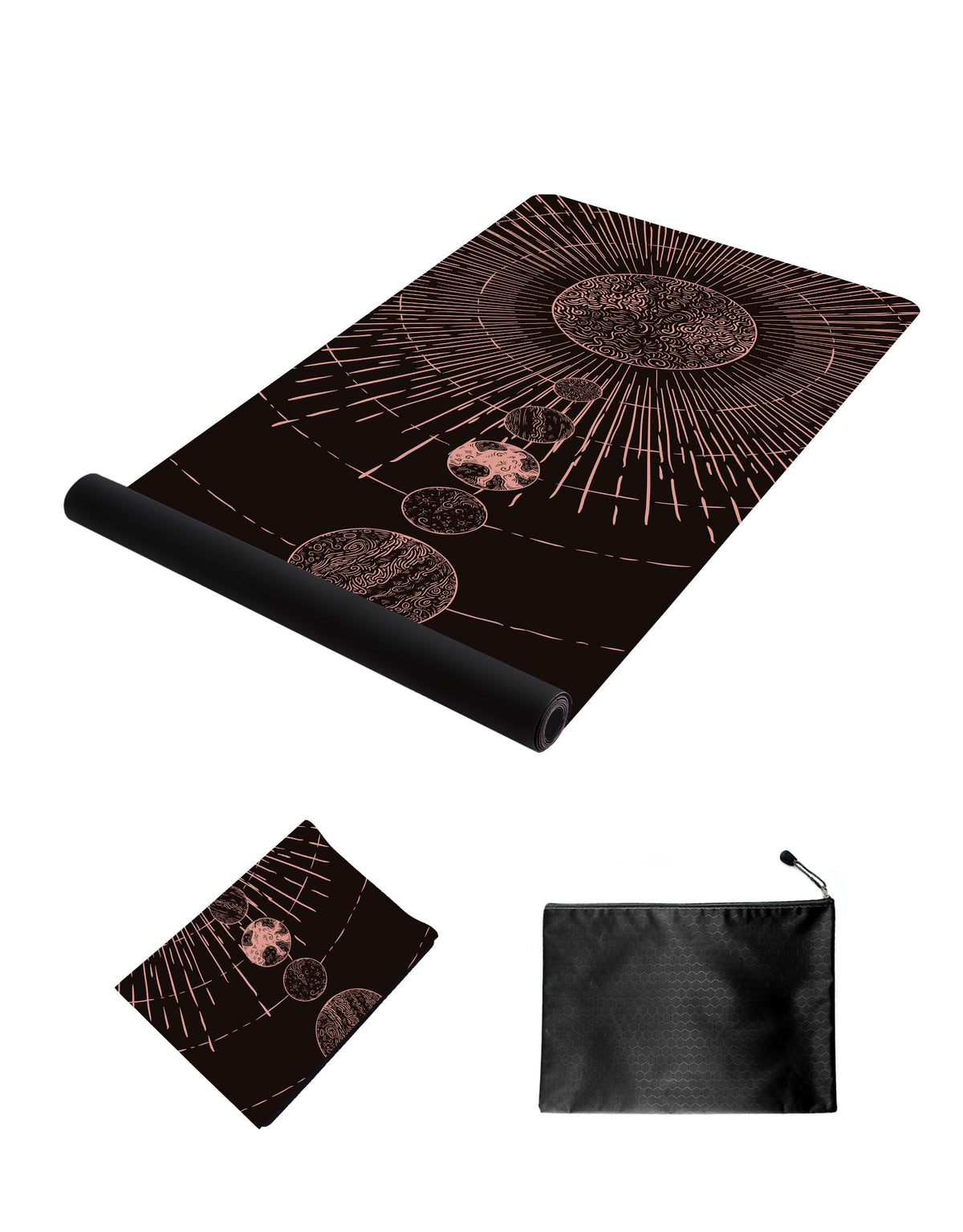 Printed Travel Yoga Mat (TaiYangXiXingXing)
