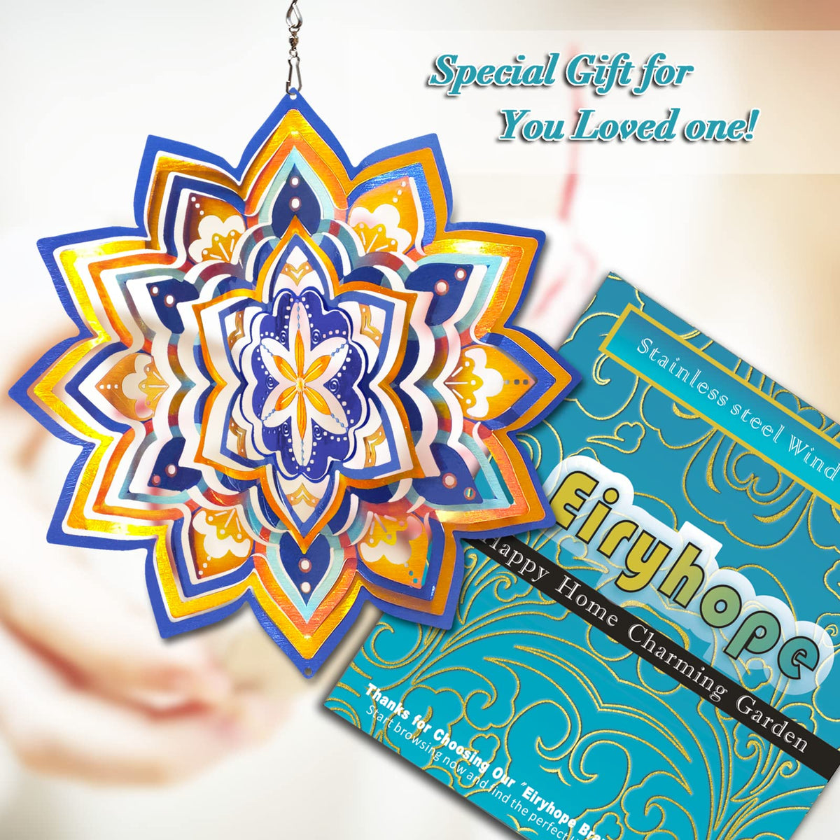 Wind Spinner Mandala Starry Sky Design (Mandala Starry Sky)