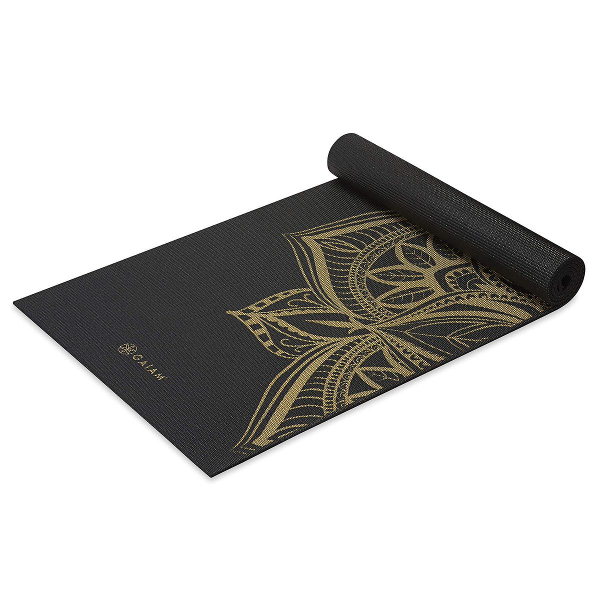 Premium Yoga Mat (Metallic Bronze Medallion)