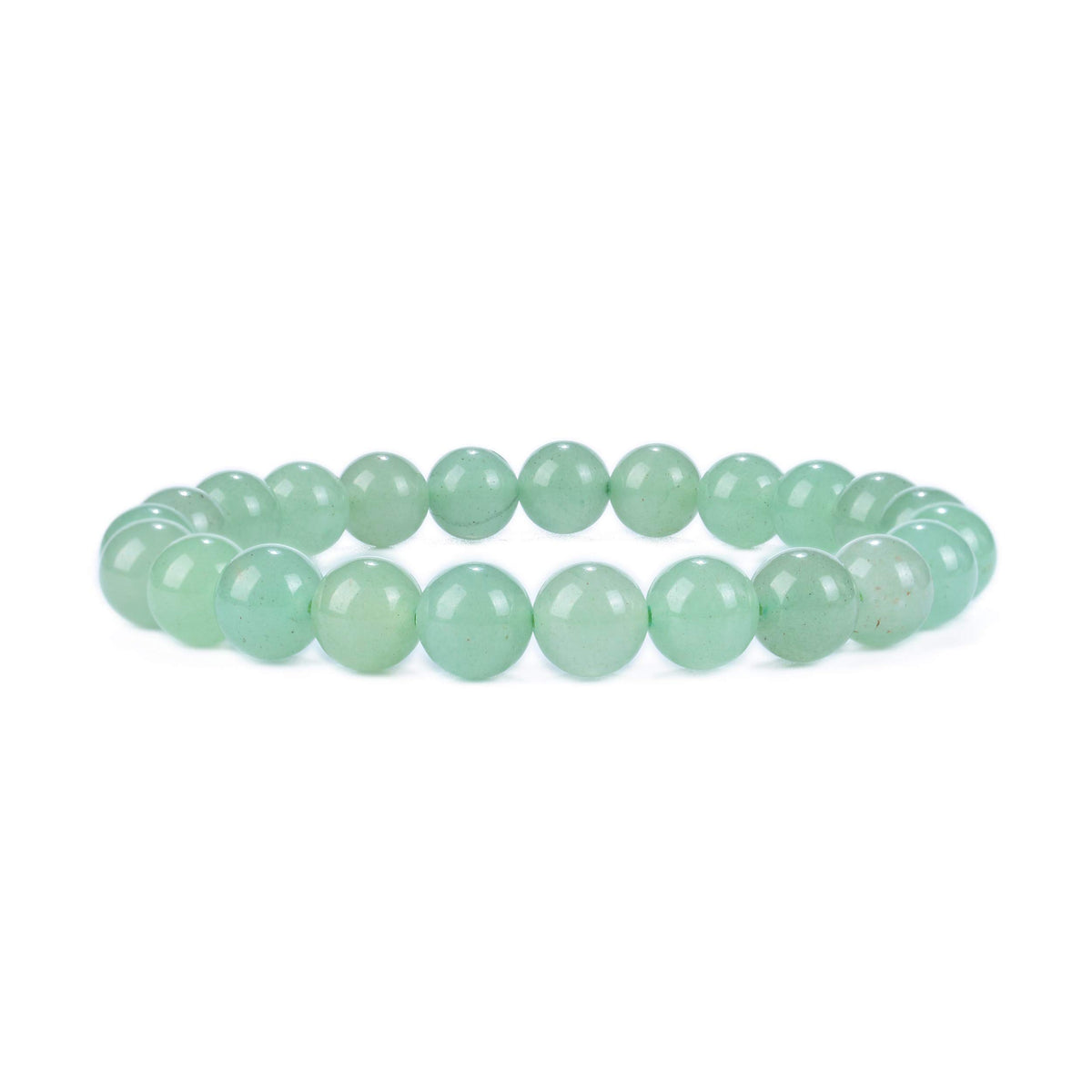 Green Aventurine Bracelet 8mm Beaded Bracelet (Green Aventurine / Medium)