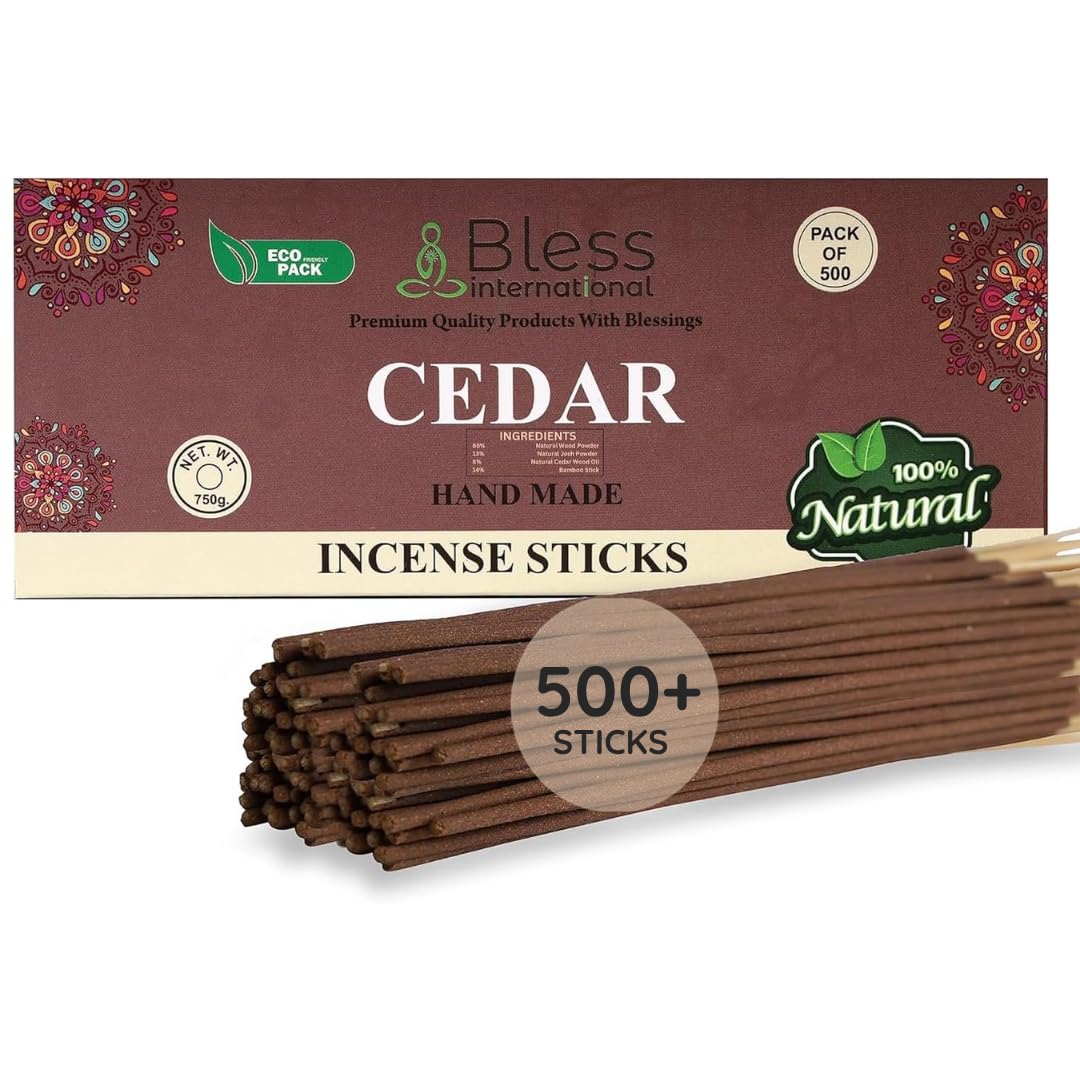 Bless Organic (Cedar / 500 Sticks (26 OZ/750 GM))
