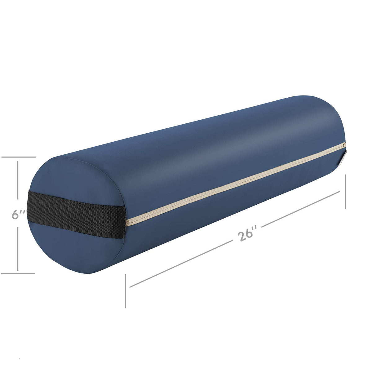 Full Round Massage Table Bolster Pillow Pad (Blue)