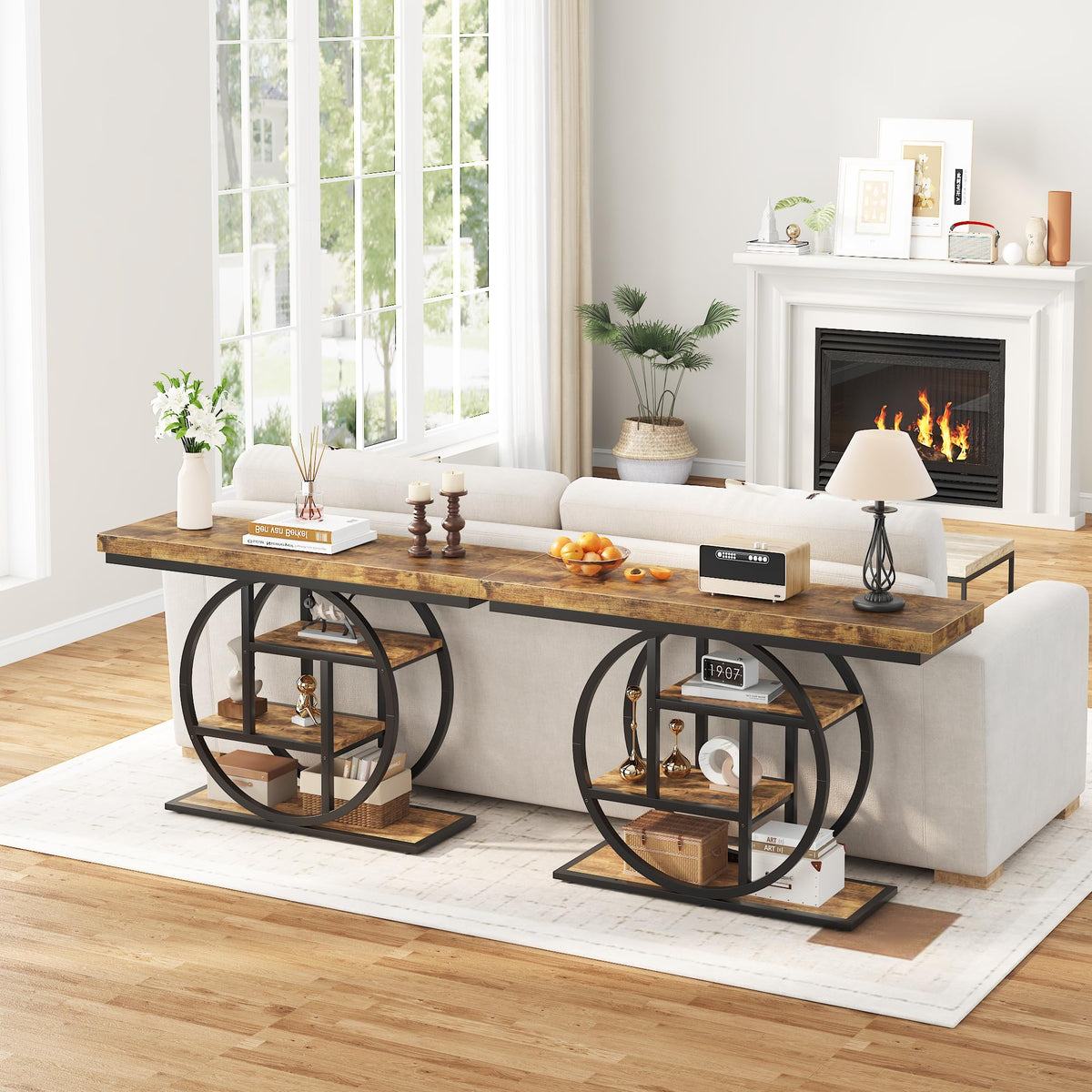 Entryway Table for Foyer (Brown 1 / 47.2"W)
