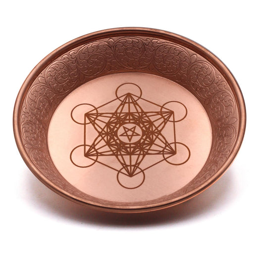 Copper Offering Prayer Ritual Bowl (Metatron)