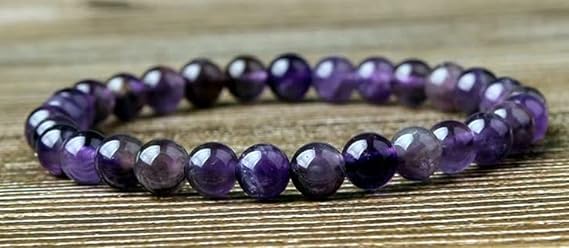 About 180 Pcs Amethyst Beads for Jewelry Making 4 MM Amethyst Gemstones Loose Stone Beads (Amethyst / 4MM, about 180pcs)