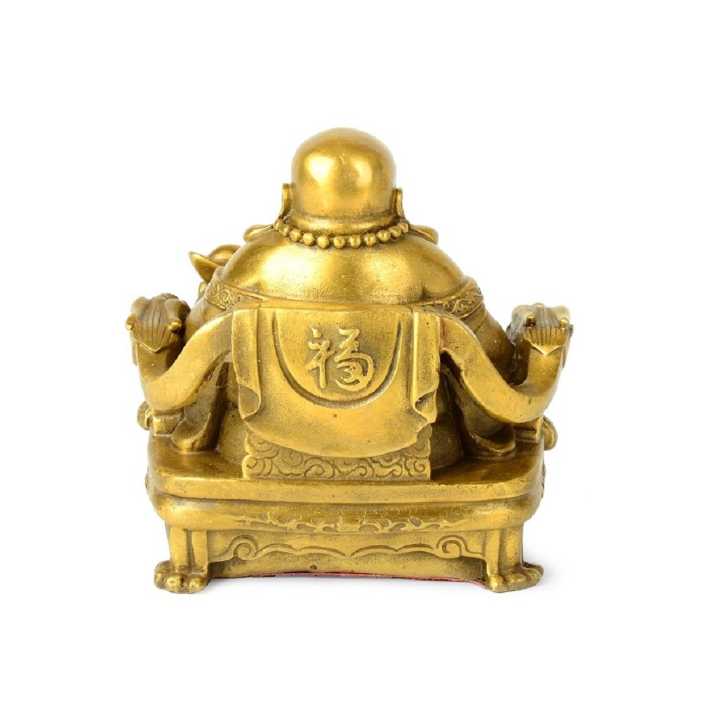 Fengshui Decor Laughing Buddha Statue for Lucky & Happiness (X-Large)