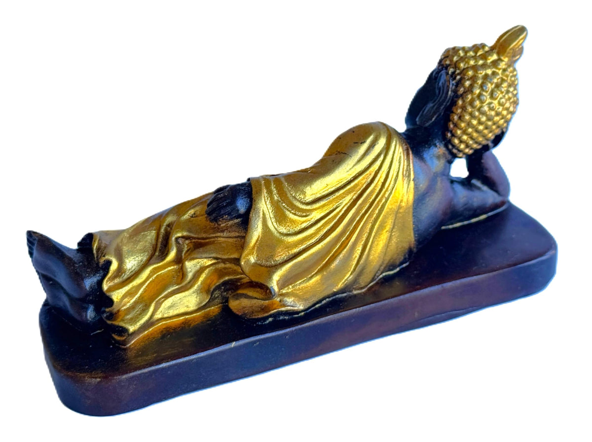 Reclining Buddha Statue (Gold Brown)