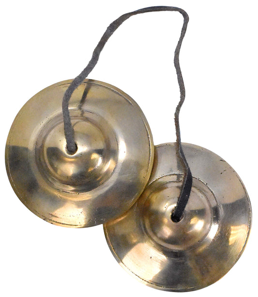 2.5 In Plain Tibetan Tingsha Bells Meditation Yoga Chimes (Plain / 2.5 Inches)