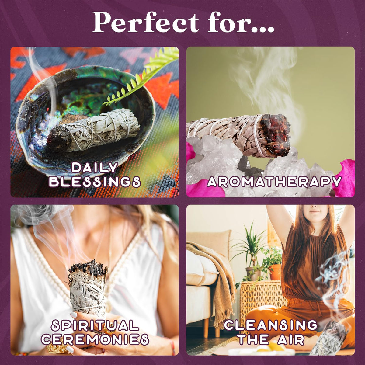 White Sage Bundles (3 Pack)