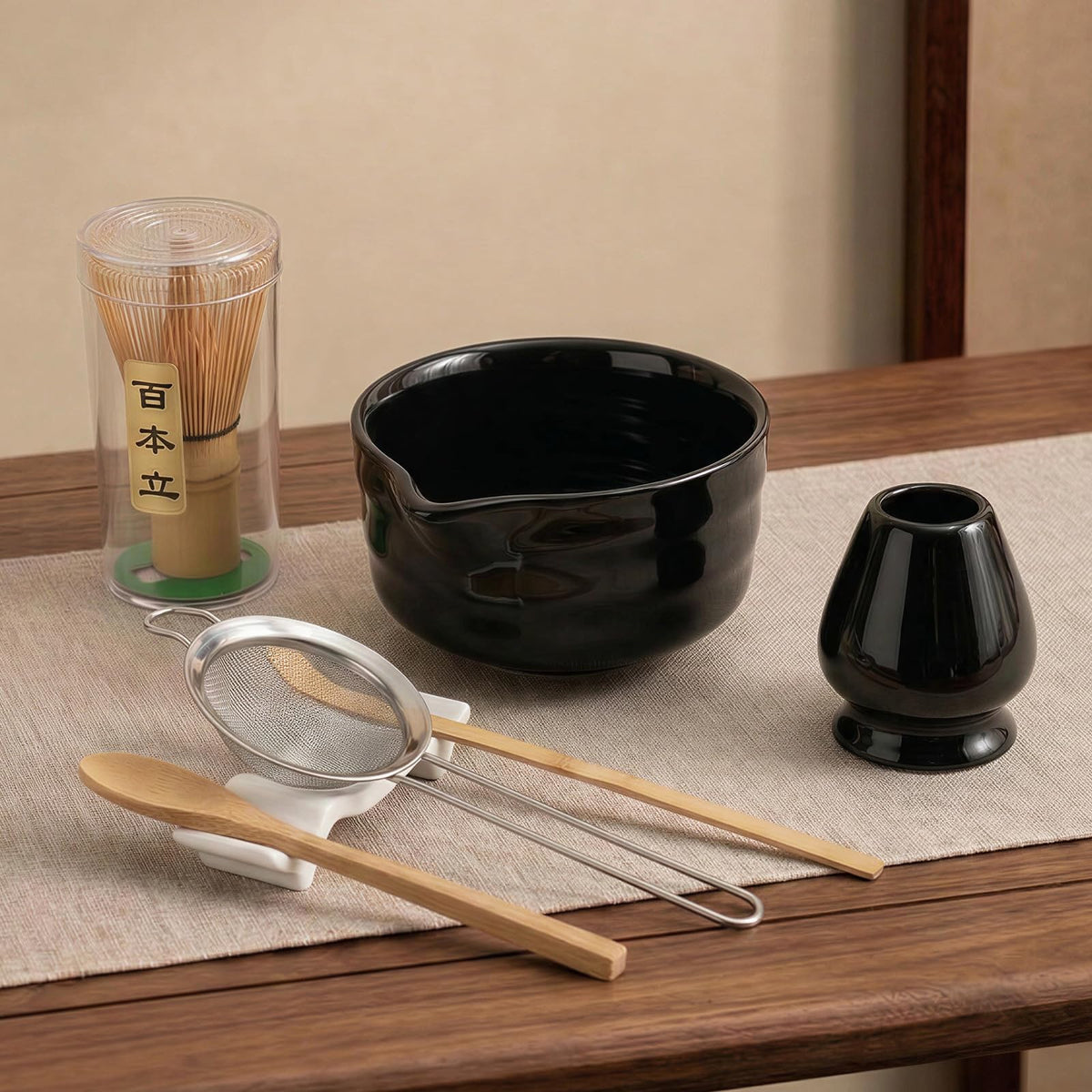 Matcha Whisk Set (Black)