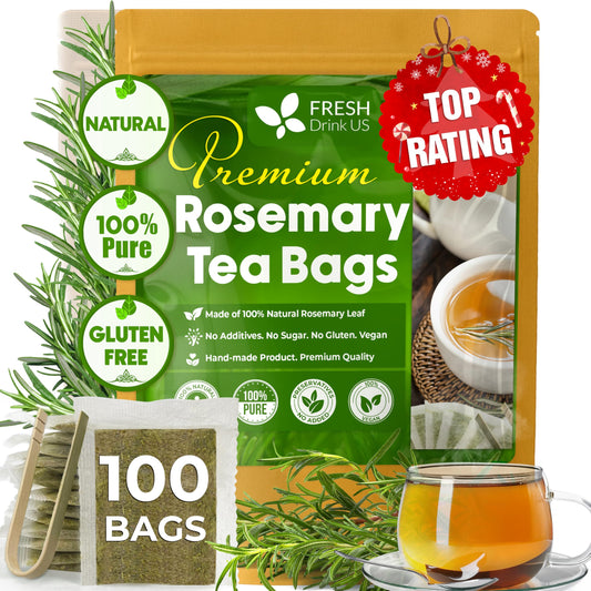 Premium Rosemary Leaf Tea (100 Tea Bags)