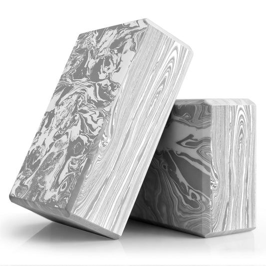 Yoga Blocks 2 Pack (Camo Grey)