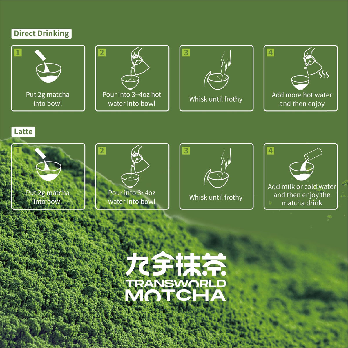 Organic ceremonial grade matcha powder for matcha latte preparation First Harvest 1.41oz (40g/1.41oz)