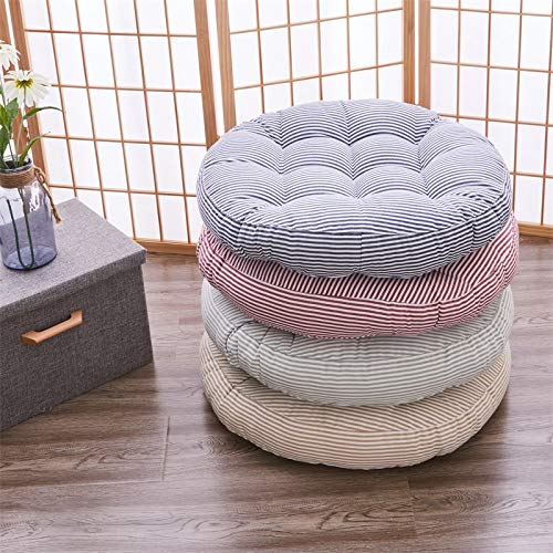 22 Inch Floor Cushion ((Round)|blue / 22x22 inch)
