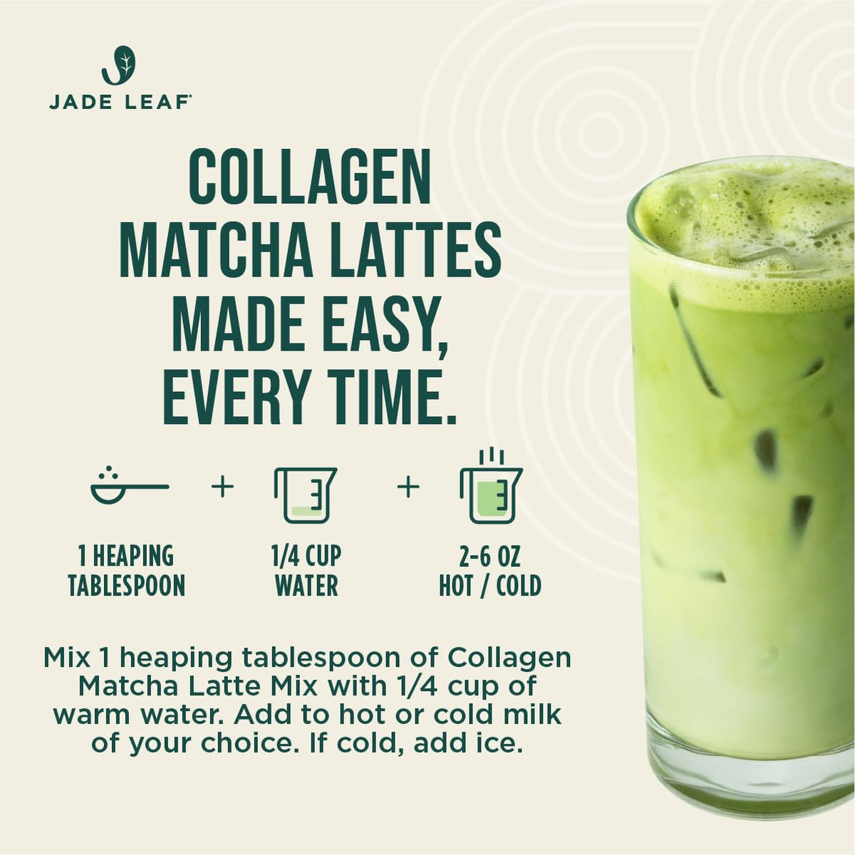 Latte Mix w Collagen Peptides Powder (5.3 oz (Pack of 1))
