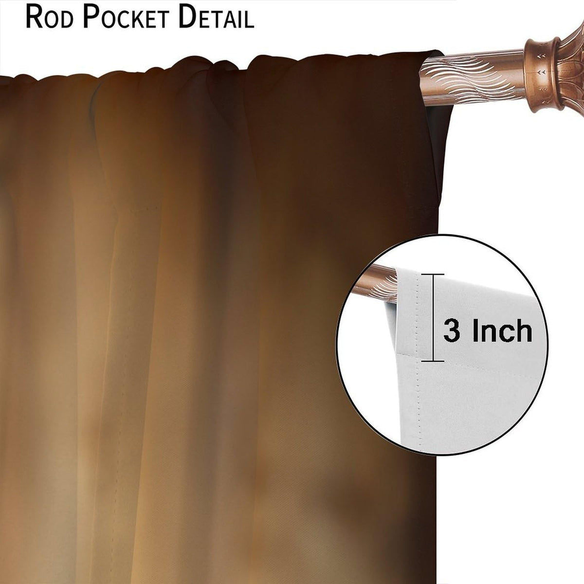 Zen Spa Blackout Curtains (27.5"W x 63"L (Pack of 2) / Zen-15)